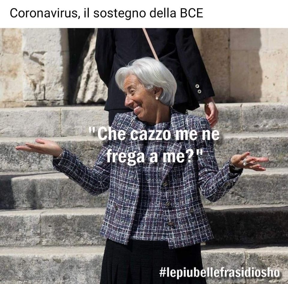 Il sostegno della BCE all'Italia